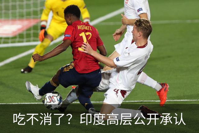 吃不消了？印度高层公开承认