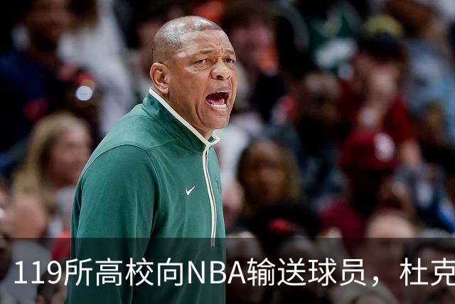 119所高校向NBA输送球员，杜克与肯塔基各26人并列第一